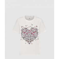 디올 자수 티셔츠