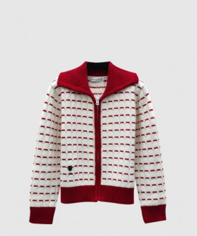 디올 프린트 니트 톱