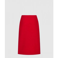 디올 미디 길이 스트레이트 컷 스커트