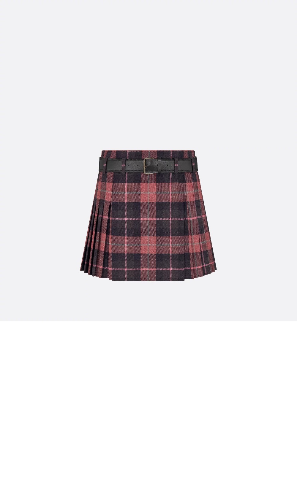 디올 벨트 쇼트 플리츠 치마바지