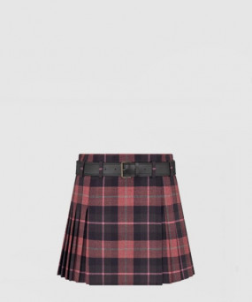 디올 벨트 쇼트 플리츠 치마바지