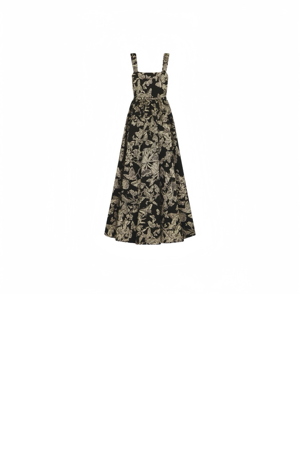 디올 벨트 롱 드레스