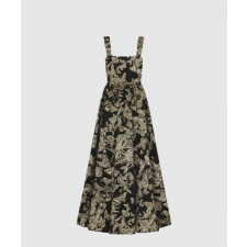 디올 벨트 롱 드레스