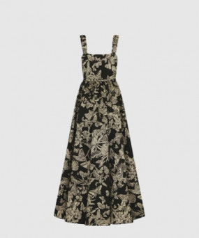 디올 벨트 롱 드레스