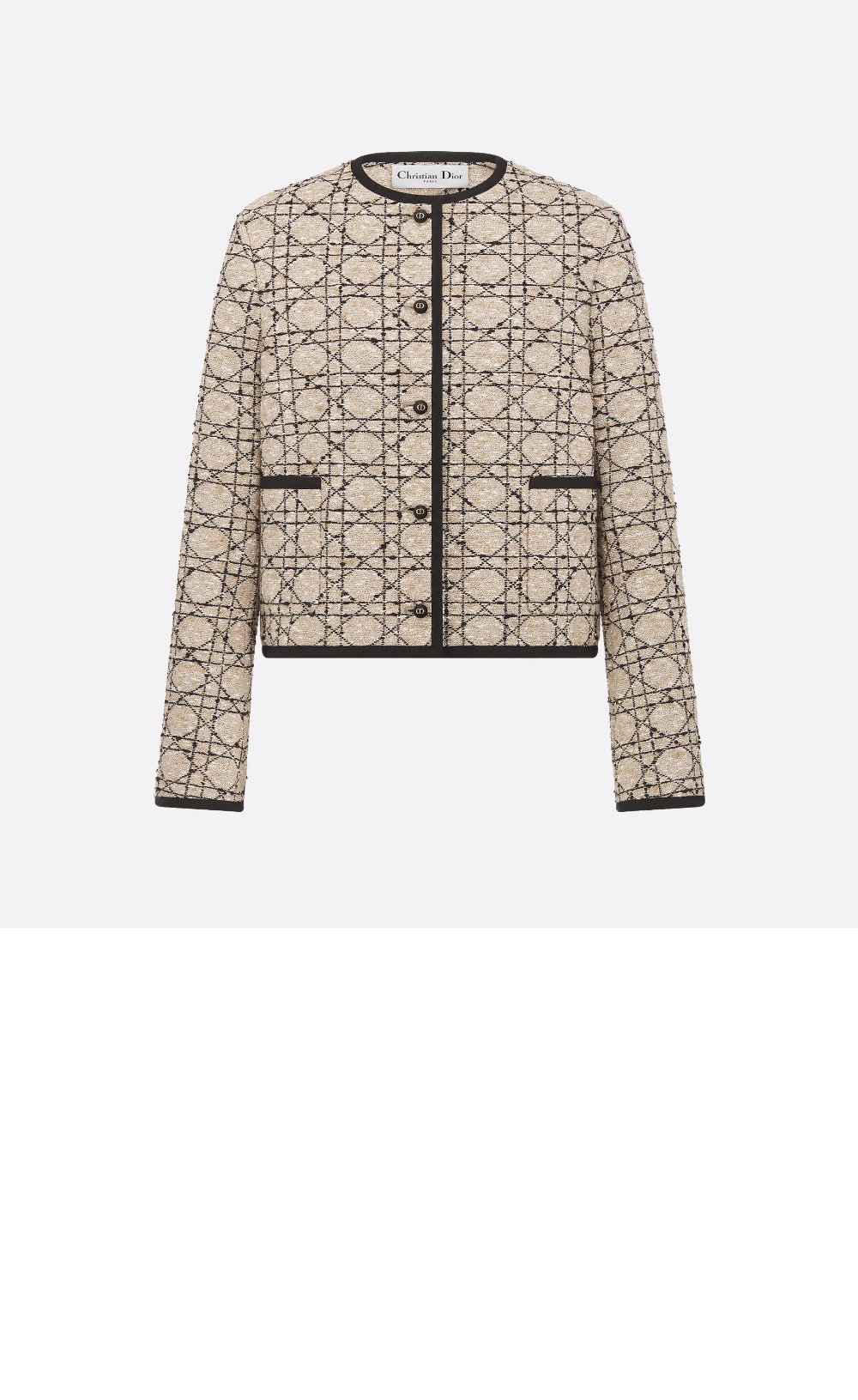 디올 까나쥬 크롭 재킷