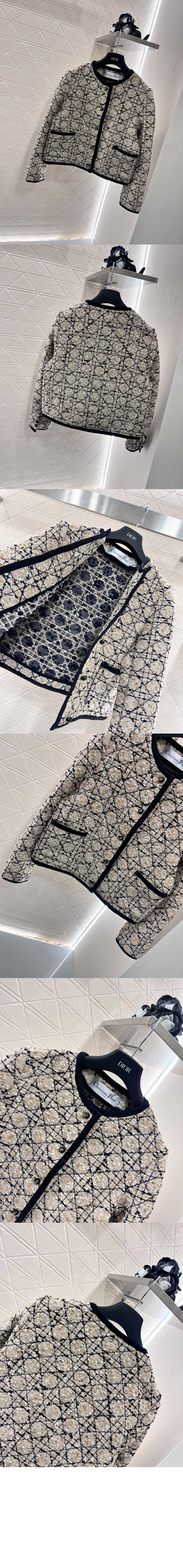 디올 까나쥬 크롭 재킷