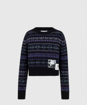 디올 크롭 스웨터