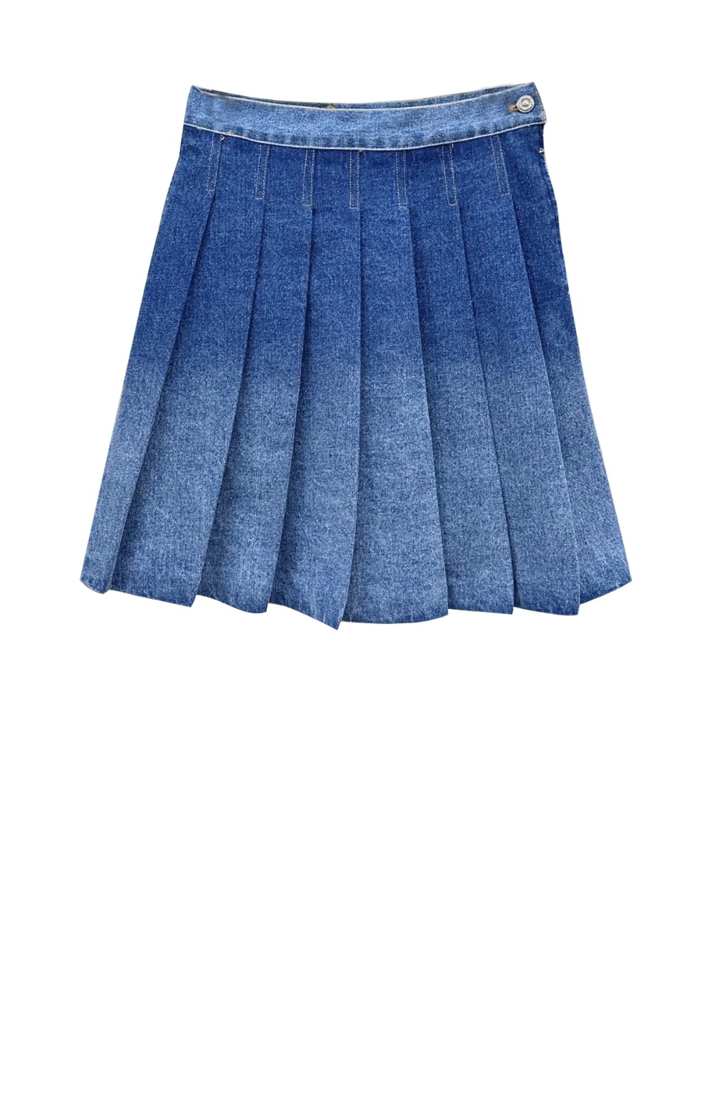 디올 로고 하프 스커트