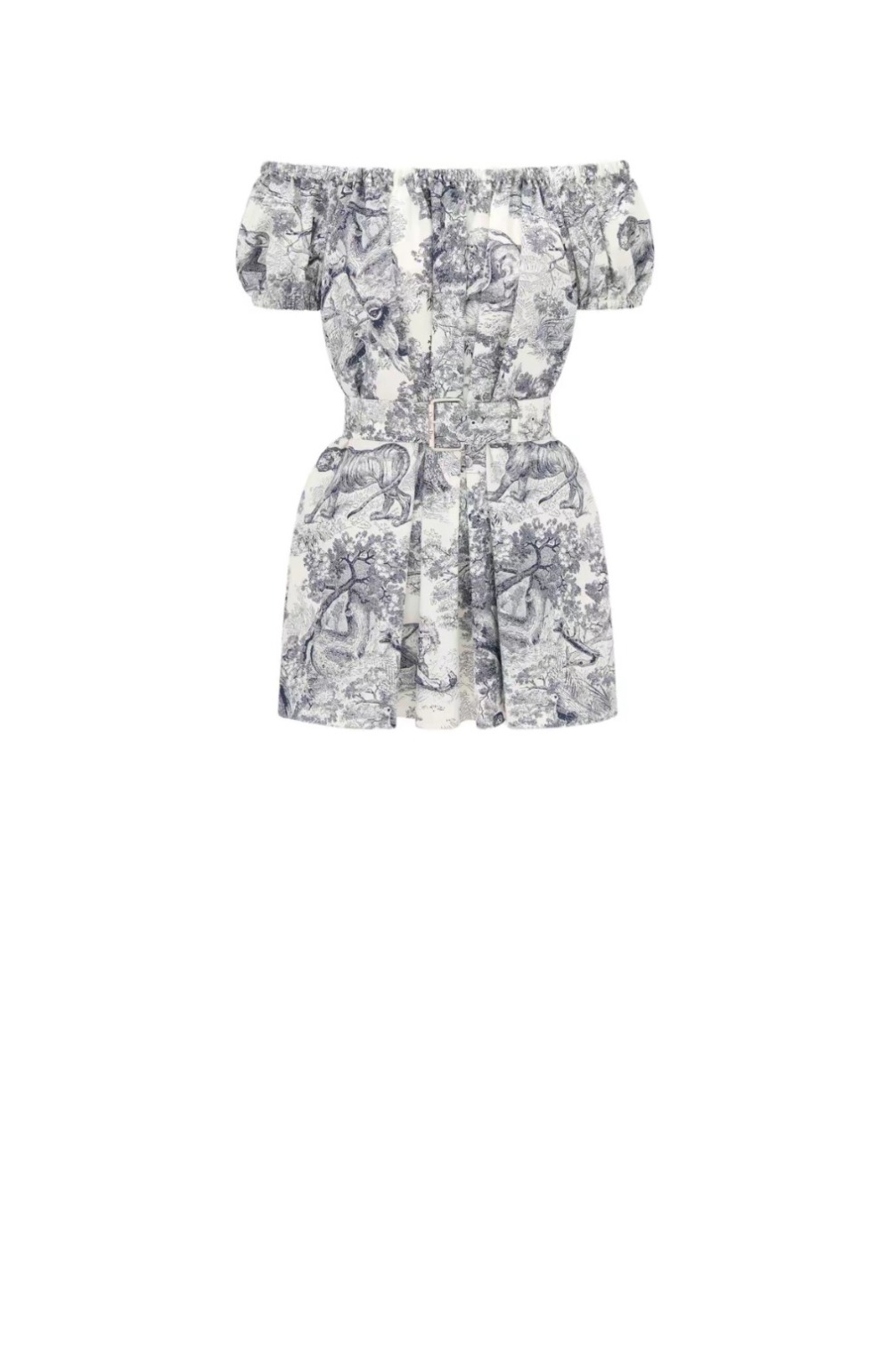 디올 로고 니트 원피스