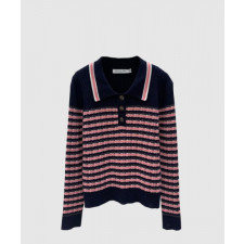 디올 로고 니트 상의