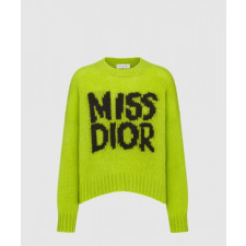 디올 로고 니트 상의