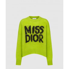 디올 로고 니트 상의