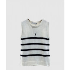 디올 로고 니트 상의