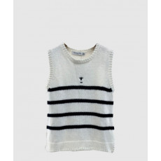 디올 로고 니트 상의