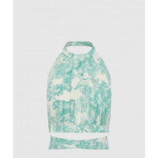 디올 로고 프린트 반팔