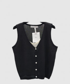 디올 로고 프린트 반팔