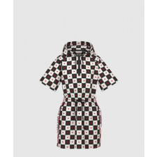 디올 로고 프린트 원피스