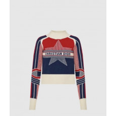 디올 플라워 코튼 톱