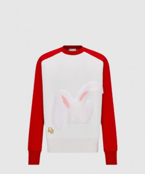 디올 플라워 코튼 톱