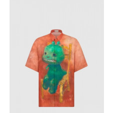 디올 로고 셔츠