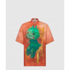 디올 로고 셔츠