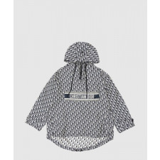 디올 로고 후드 긴팔