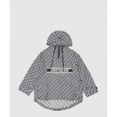 디올 로고 후드 긴팔