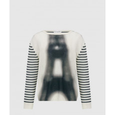 디올 플라워 코튼 톱