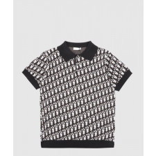 디올 폴로 프린트 폴로 셔츠