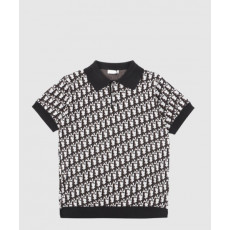 디올 폴로 프린트 폴로 셔츠