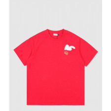 디올 로고 프린트 반팔