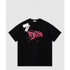 디올 로고 프린트 반팔