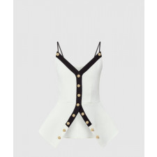 루이비통 버튼드 페플럼 톱