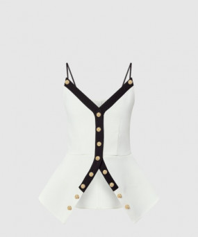 루이비통 버튼드 페플럼 톱