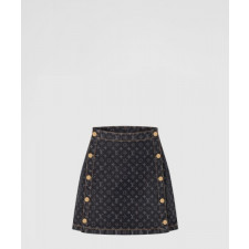 루이비통 모노그램 데님 미니 스커트