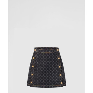 루이비통 모노그램 데님 미니 스커트