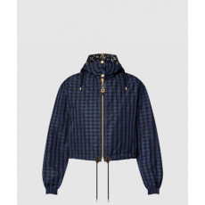 루이비통 후디드 체크 재킷