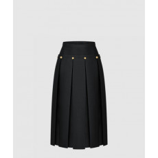 루이비통 박스 플리츠 스커트