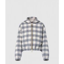 루이비통 더블 페이스 체크 집업 재킷