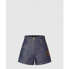 루이비통 하이웨이스트 데님 반바지