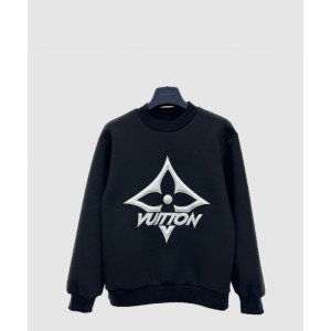 루이비통 로고 프린트 면 톱