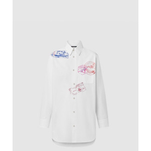 루이비통 트래블 스탬프 롱 셔츠