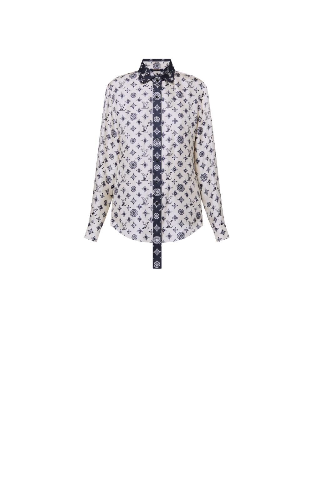 루이비통 모노그램 실크 셔츠