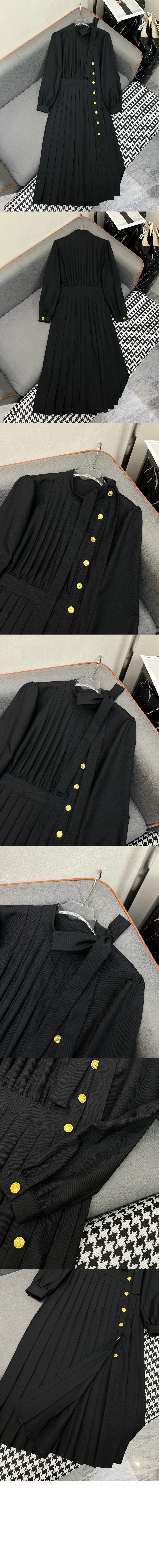 루이비통 실크 드레스