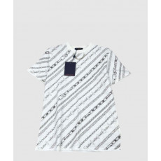 루이비통 로고 프린트 반팔