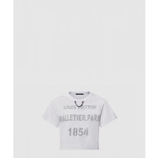 루이비통 스텐실 시그니처 크롭 톱