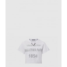 루이비통 스텐실 시그니처 크롭 톱