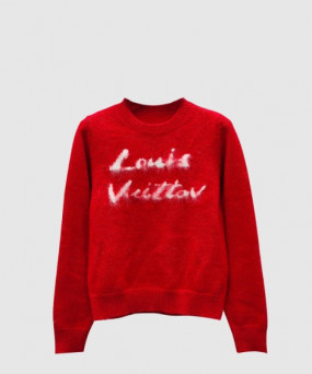 루이비통 프린트 니트 톱