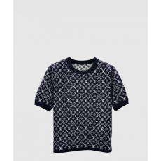 루이비통 프린트 니트 톱