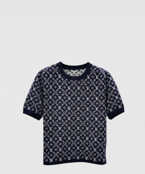 루이비통 프린트 니트 톱